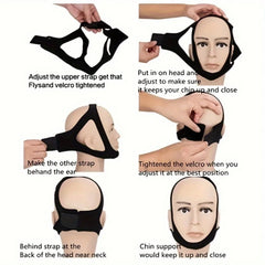 Anti Snoring Chin Strap | Sleep Aid for Quiet Breathing alternate view