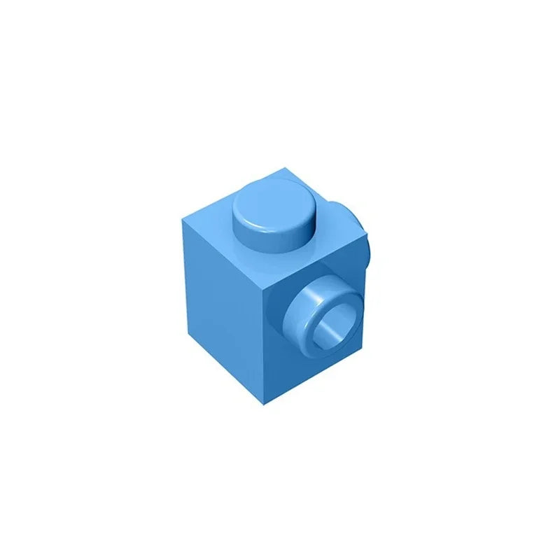 Gobricks GDS-1046 Modified Brick 1 x 1 with Studs on 2 Sides | Building Block for DIY detail view