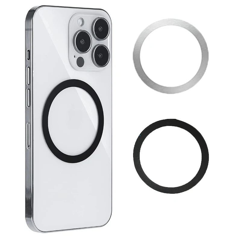 Universal Metal Rings Plate Magnetic Wireless Charger Sticker for Magsafe Wireless Charg detail view