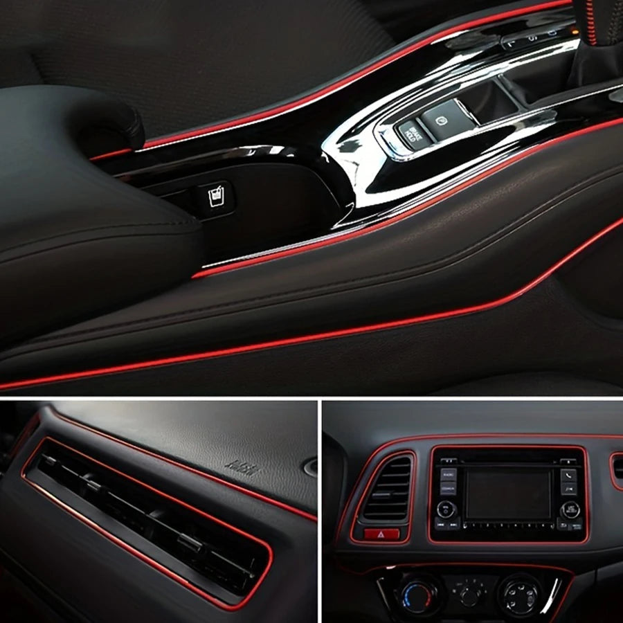 Car interior strip, car styling decoration flexible strip, dashboard cover decoration alternate view