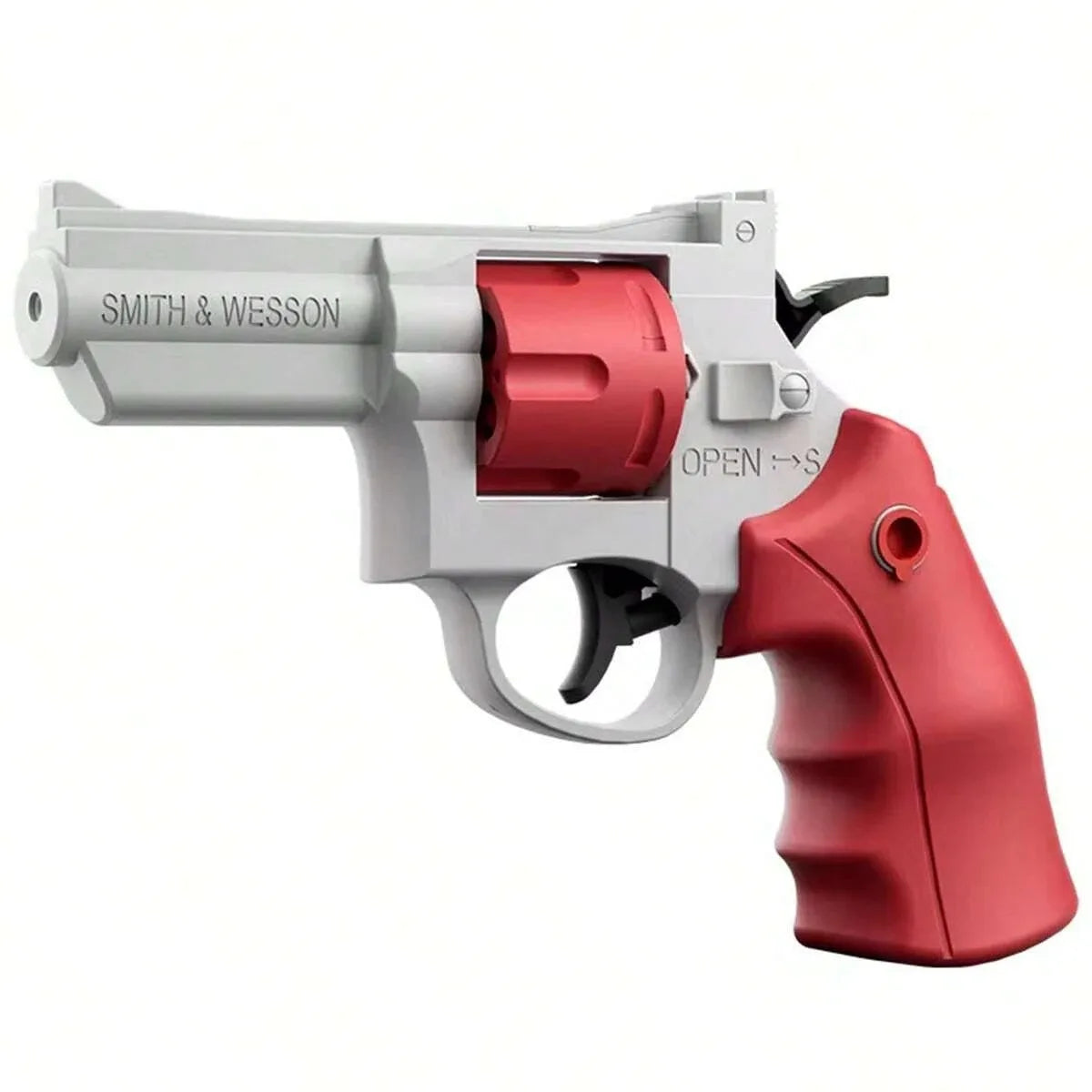 Water Blaster Revolver Toy | High-Powered Outdoor Water Gun for Kids close-up view