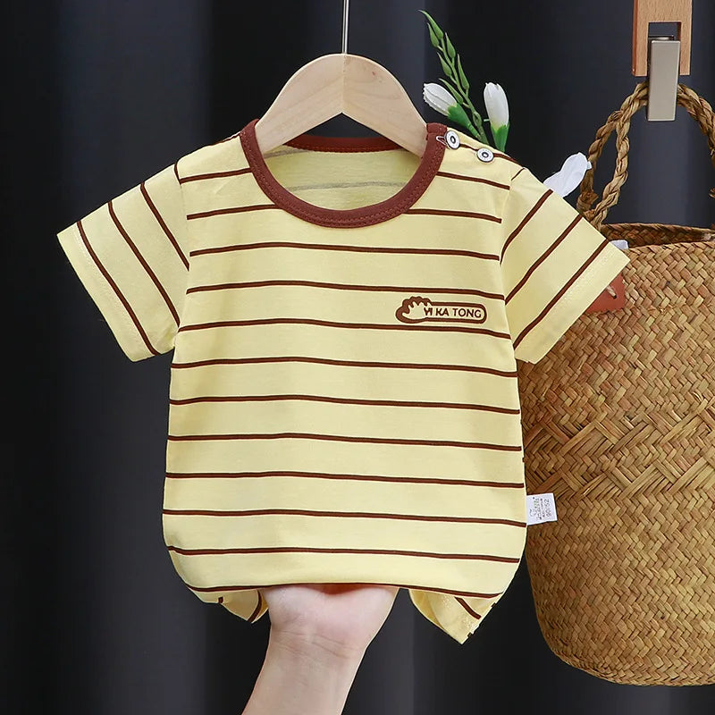 Kids Cotton Graphic Tee | Summer Unisex T-Shirt for Babies and Toddlers detail view