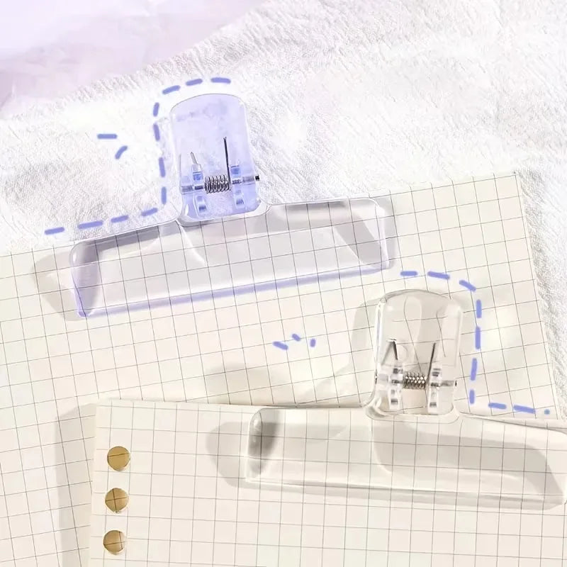 Transparent Jelly Clip Storage close-up view