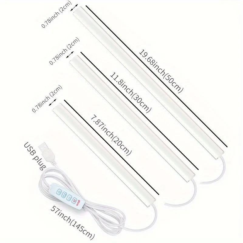 5V USB Under Cabinet LED Light | 3 Color Dimmable Magnetic Night Light additional angle