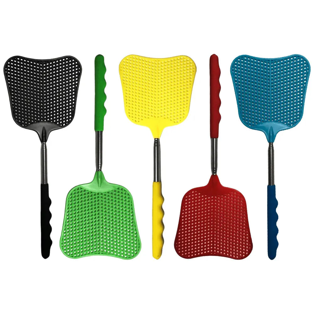 2Pcs Telescopic Fly Swatters with Anti-Slip Handle | Retractable Bug Killer Tools detail view