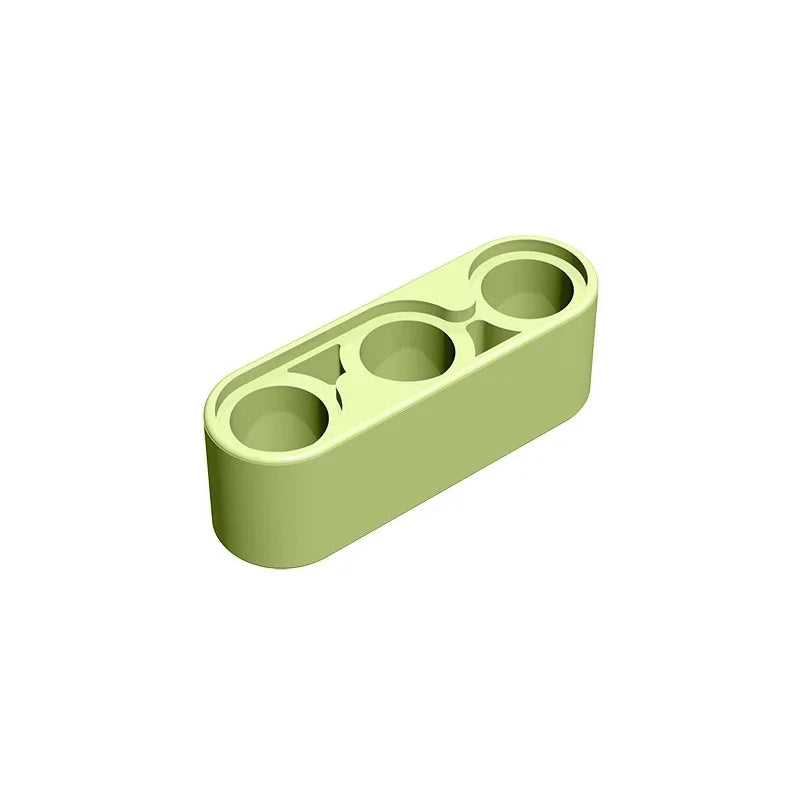 Gobricks GDS-663 Technical Liftarm Thick 1 x 3 | Compatible Building Block for DIY Cre close-up view