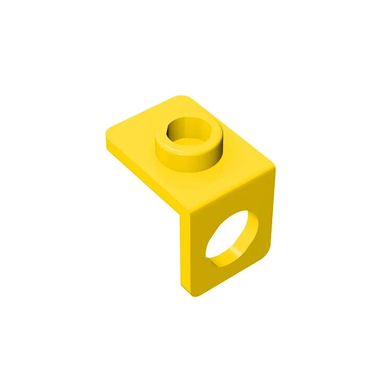 Gobricks GDS-1165 Minifig Neck Bracket with Back Stud | Thin Back Wall Building Blo additional angle