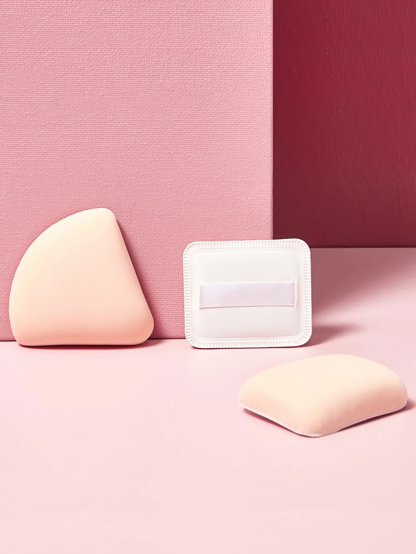 Super Soft Cloud Puff with Box Round Square Makeup Sponge Puff Dry Wet Dual Use Liq additional angle