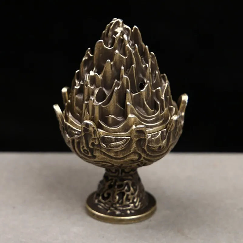 Boshan Incense Burner | Creative Portable Home Office Decor additional angle