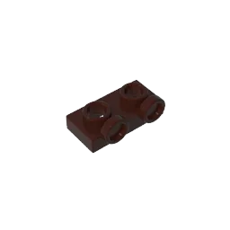 Gobricks GDS-90193 1 x 2 Panel with Raised Dot | Compatible Building Block for DIY Cre close-up view