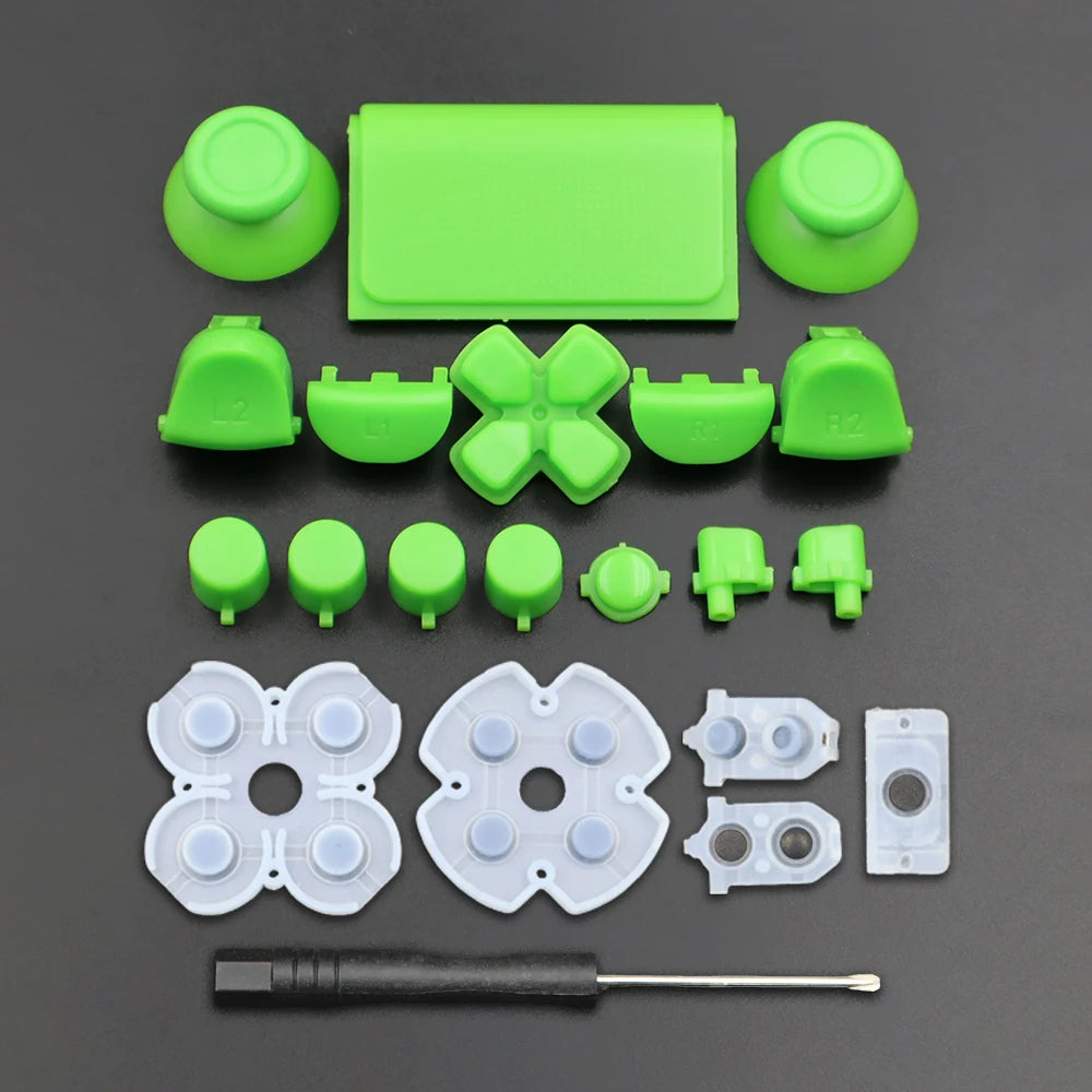 PS4 Controller Repair Kit | JDS/JDM-040 Button and Joystick Replacement Set additional angle