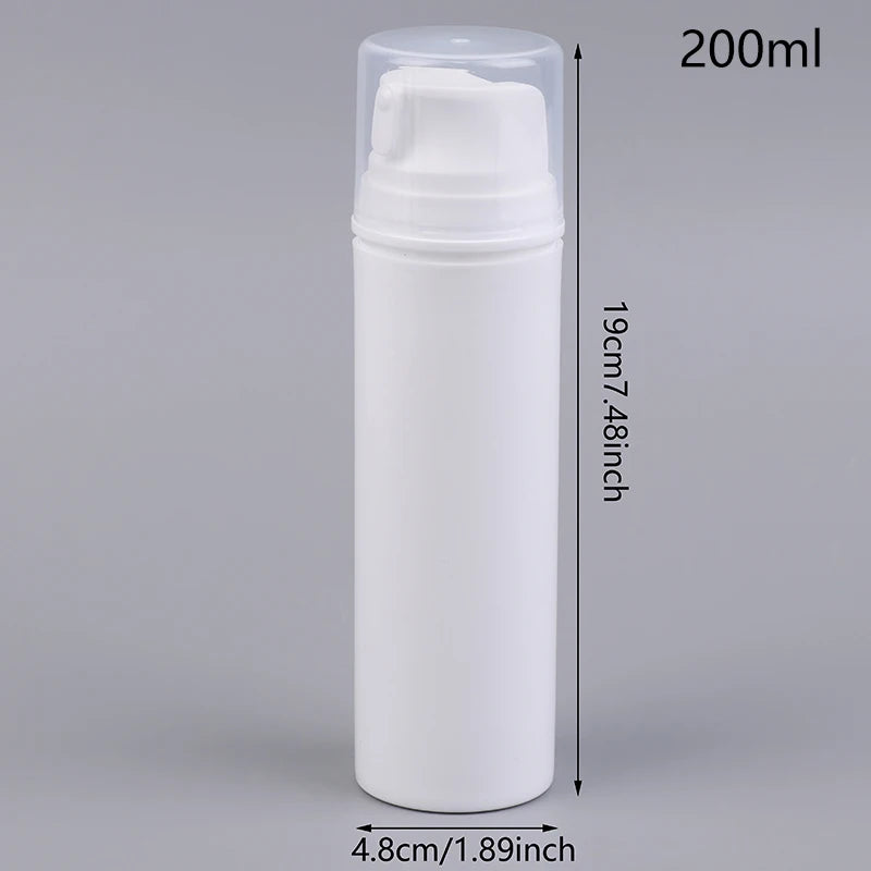 Airless Cosmetic Travel Size Vacuum Pump Bottles, Refillable Emulsion Dispenser for Cosm detail view