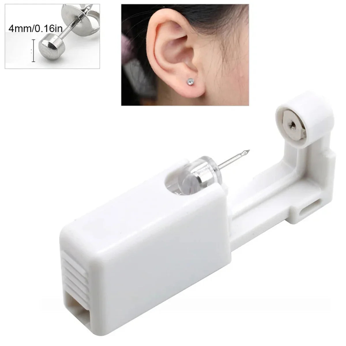 EVISPOL1Pc Disposable Sterile Ear Piercing Kit Cartilage Tragus Helix Piercing Gun No Pa detail view