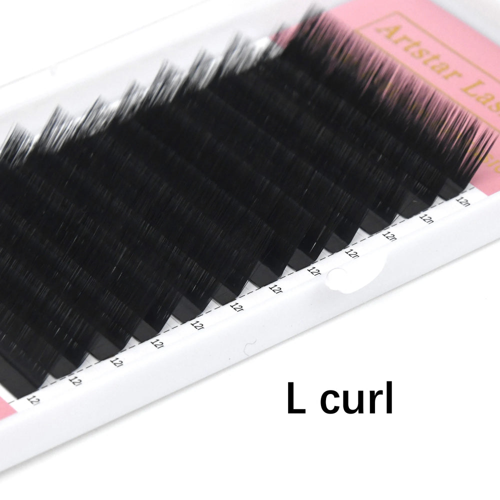 12 Rows Individual Mink Eyelashes | Natural Lash Extensions for Salon Use detail view