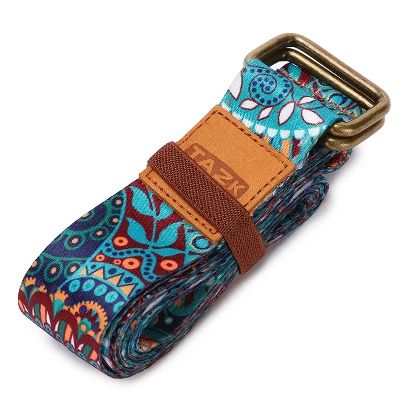 Vintage Yoga Strap 2.5M | Cotton Stretching Band for Dance and Fitness alternate view