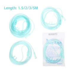 1.5m 3m 5m Nasal Cannula Oxygen Tube | Disposable Plastic Oxygen Tubing for Home and alternate view