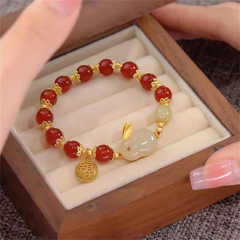 Crystal Butterfly Pendant Bracelet | Colorful Glass Bead Jewelry for Women lifestyle view