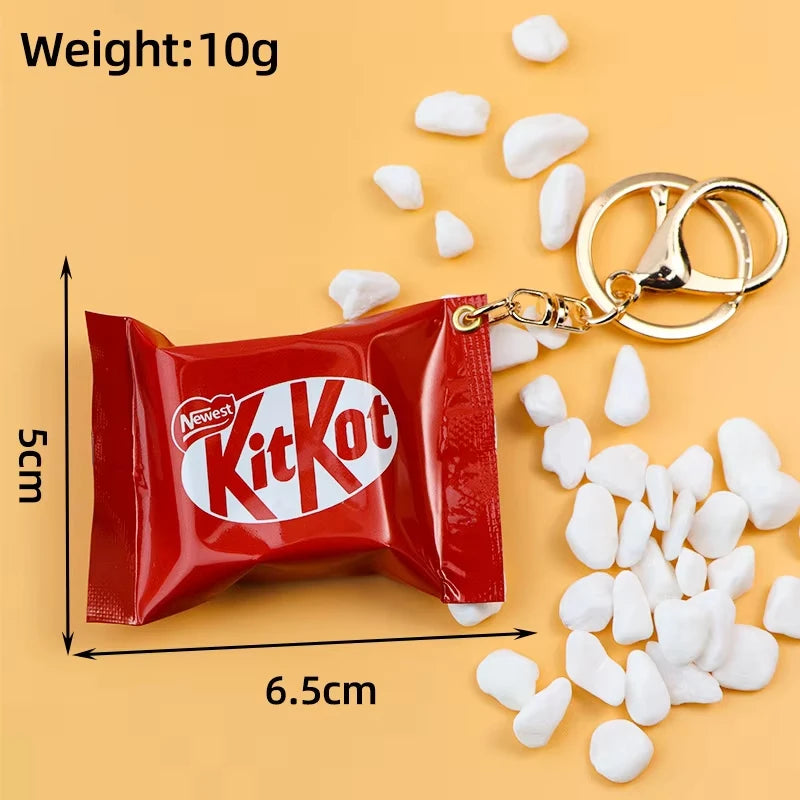 Simulation Instant Noodles Keychain On The Phone Mini Snacks Pendant Bag Pendant Ca additional angle