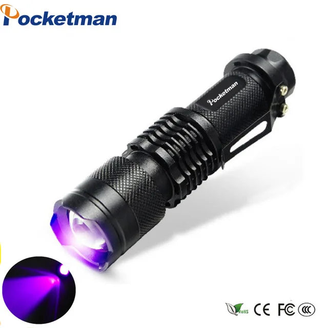 UV Flashlight 395nm Black Light | Mini UV Torch for Resin Curing and Stain Detection alternate view