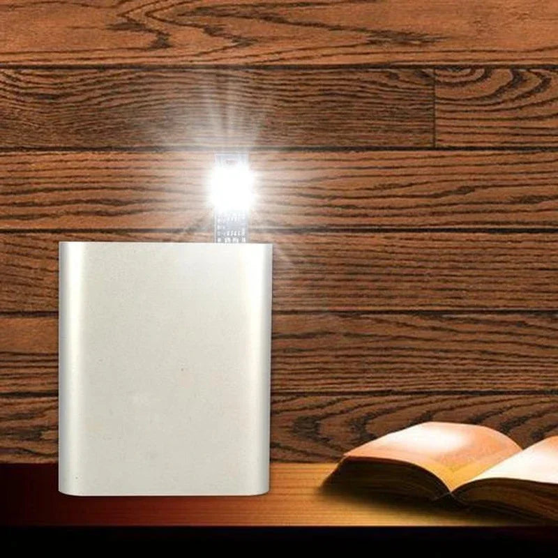 Mini USB Card Light | 6 LED Touch Dimming Keychain Night Light alternate view
