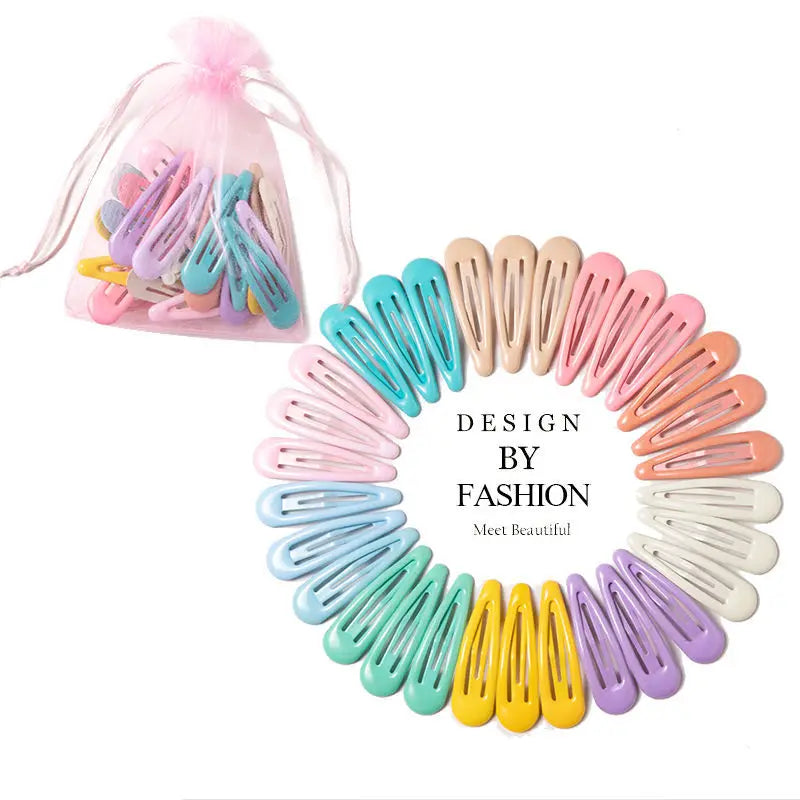 40PCS to 10PCS Hair Clips Girls Cute Candy color Hair Accessories Candy Color Style H alternate view