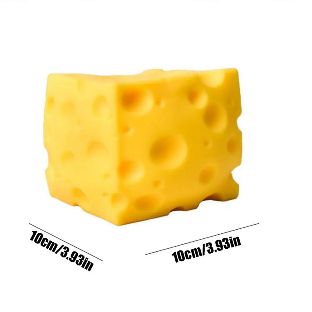 Squishy Cheese Cube Fidget Toy | Slow Rebound Stress Relief Sensory Toy detail view
