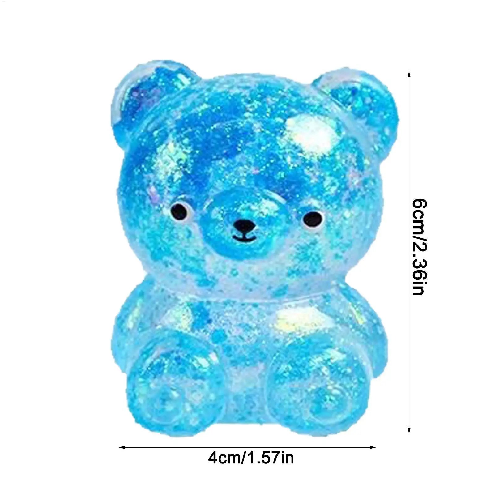 Slow Rising Fidget Bear Toy | Cute Squeeze Animal Stress Relief Gift additional angle