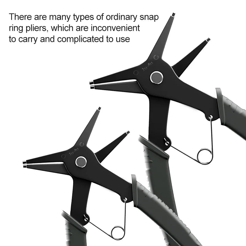 2 in 1 Snap Ring Pliers | Internal External Retaining Ring Pincer Tool lifestyle view