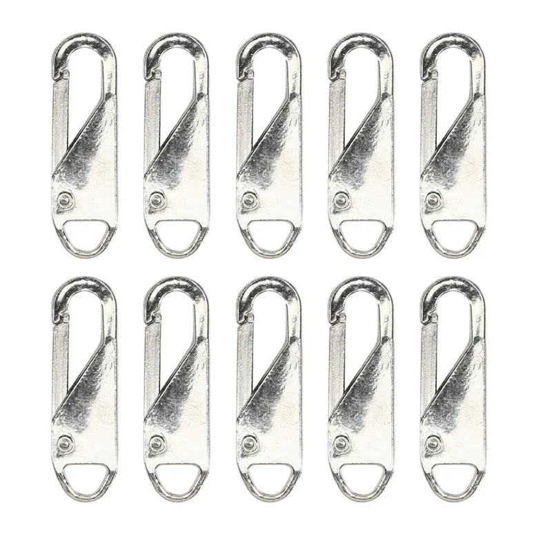 5/10PC Zipper Slider Puller Instant Zipper Repair Kit Replacement Broken Buckle Trave lifestyle view