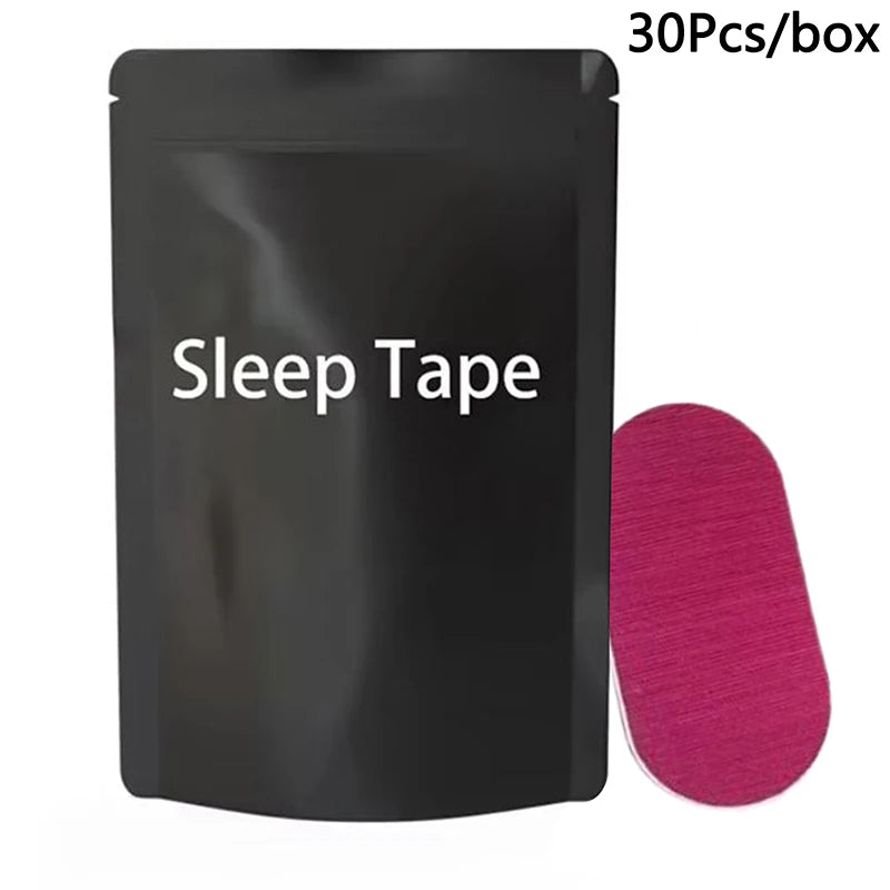 Snoring Relief Mouth Tape | 30 Hypoallergenic Strips for Better Sleep additional angle
