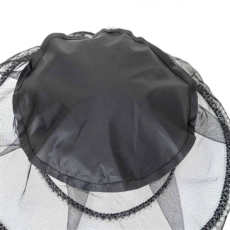 Breathable Anti Mosquito Fishing Cap | Mesh Outdoor Hat for Men and Women close-up view