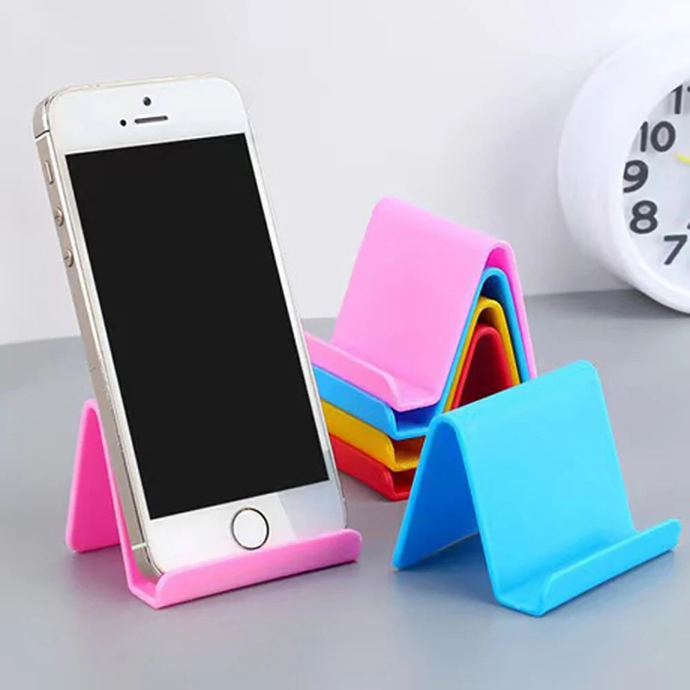 Mini Portable Kitchen Phone Holder Universal Movable Mini Lazy Bracket Fashion Convenience Cellphone Tablet Mount Plastic Stand