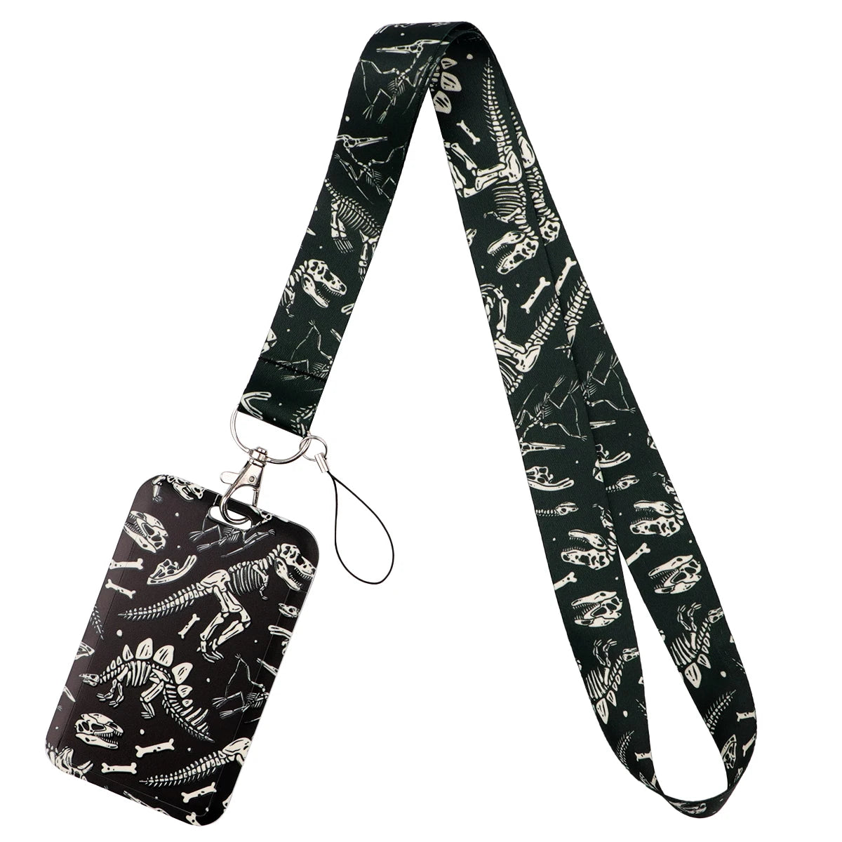 Cartoon Dinosaur Lanyards for Keys Phone Straps ID Card USB Badge Holder Keychain Key lifestyle view