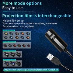 Moon Light Lamp | Projector Night Light for Ceiling Wall Mood Decoration detail view