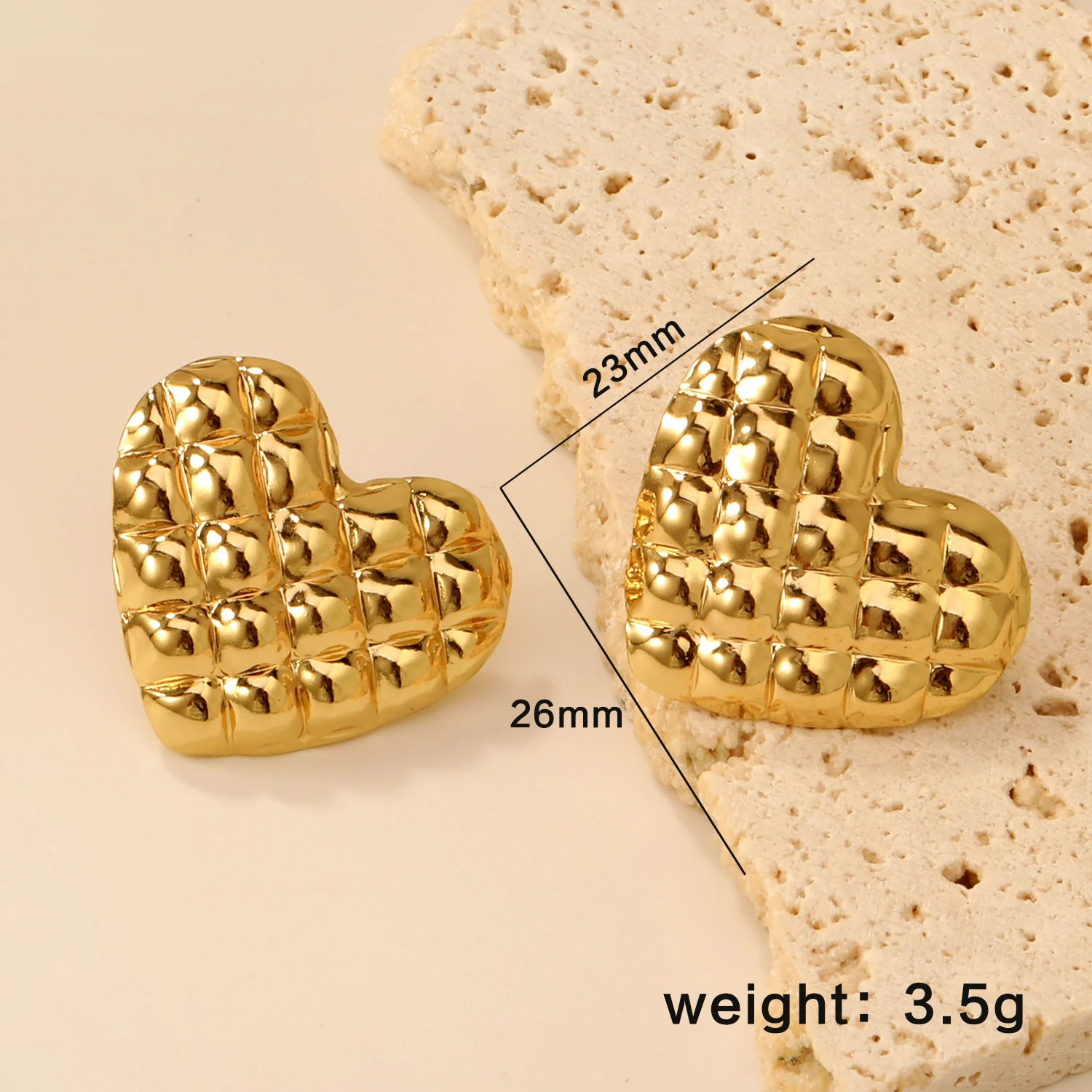 LUXUKISSKIDS Fairy Flower Earrings Stud | Gold-Plated Stainless Steel Piercing Jewelr alternate view