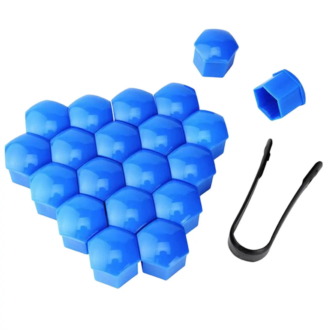 17mm/19mm/21mm 20Pcs Car Wheel Nut Caps Protection Covers Caps Auto Hub Screw Cover additional angle