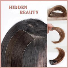 2pcs Clip In Hairpiece | Seamless Synthetic Hair Pad for Women detail view