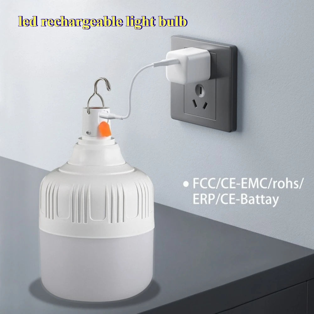 60W/30W USB Rechargeable LED Camping Lantern | Emergency Outdoor Lighting