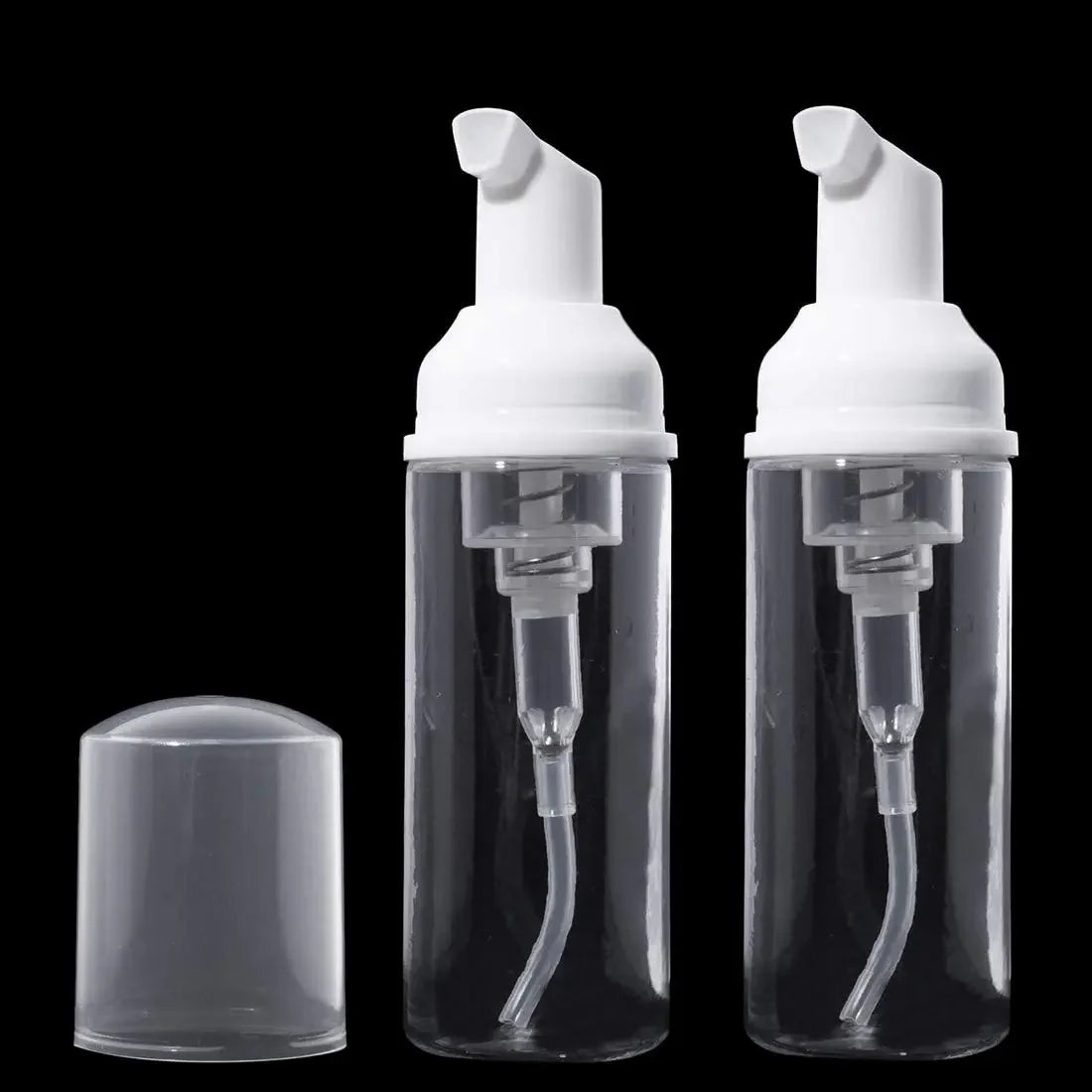 1/2pcs Foam Dispenser Pump Bottles 30/60ml Small Plastic Mini Empty Soap Refillable Bott detail view