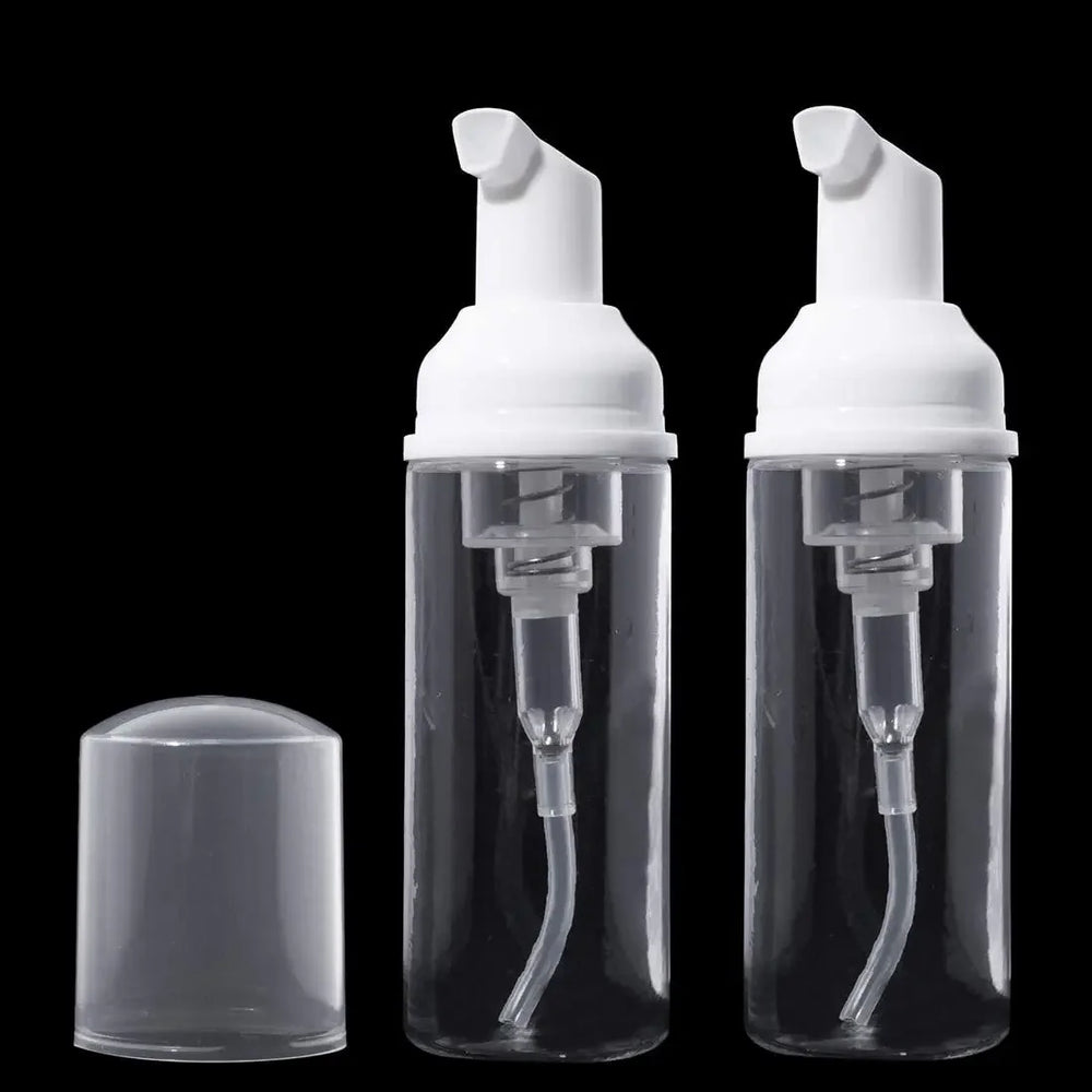 1/2pcs Foam Dispenser Pump Bottles 30/60ml Small Plastic Mini Empty Soap Refillable Bott detail view