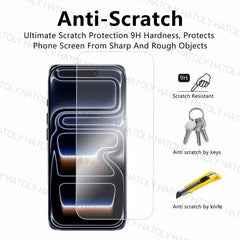 3/2/1PCS Screen Protector For iPhone 17 Pro Tempered Glass For iPhone Air 17 17e iPhone 18 Pro Max Full Glue Protective Glass