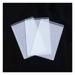 Transparent PVC Card Holder | Waterproof ID Badge Cover detail view
