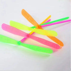 10/20pcs Novelty Plastic Bamboo Dragonfly Propeller Outdoor Classic Toy Kid Gift Rota alternate view