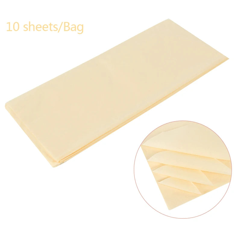 10pcs Unbleached Flower Wrapping Tissue Paper | 65x50cm Wedding Party Gift Wrap detail view