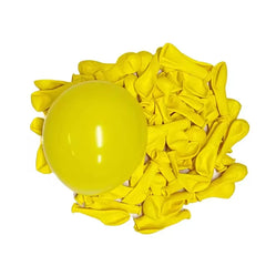 30 Pcs Multicolor Latex Balloons for Birthday Party Decorations | Red Orange Yellow Blue detail view