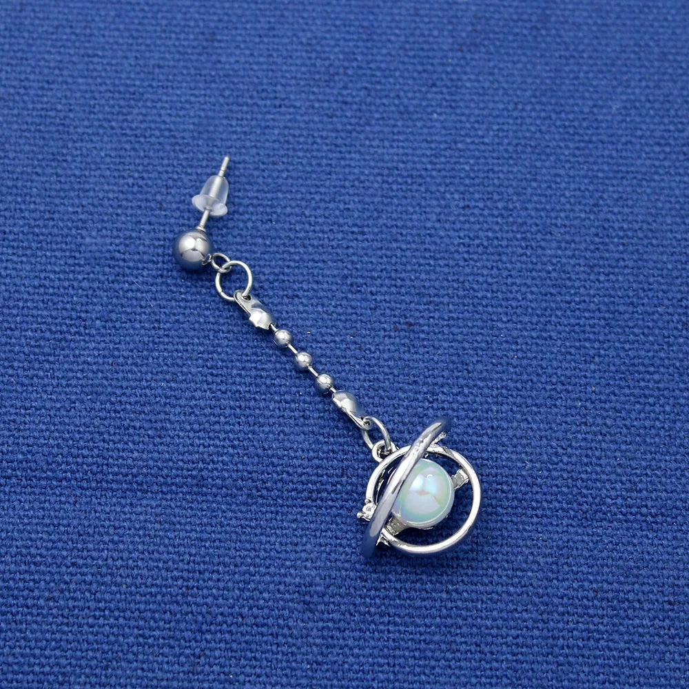 Mashle Magic and Muscles Anime Cosplay Ear Clips | Mash Finn Lance Crown Earrings alternate view