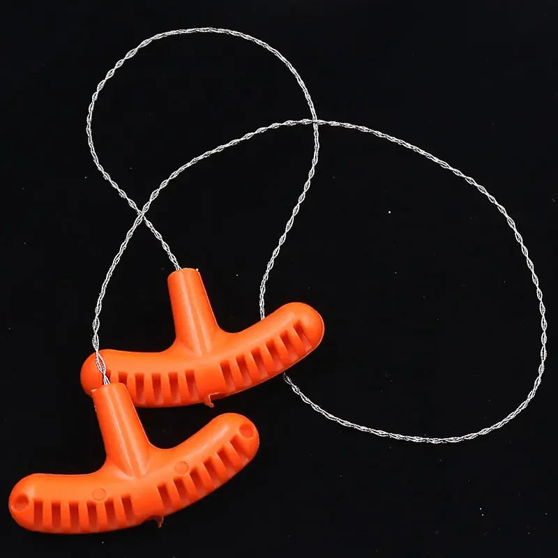 Mini Pocket Wire Saw | Stainless Steel Outdoor Survival Cutting Tool additional angle