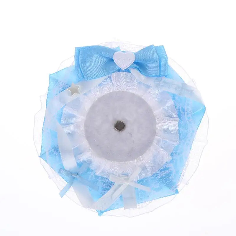 Cute Lolita Badge Display Holder For Ita Bag Anime Handmade Badge Rosette Accessory Deco detail view
