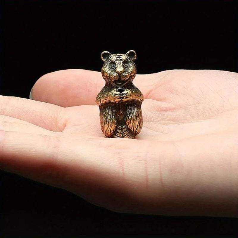 Mini Metal Incense Stick Holder | Chinese Zodiac Animal Incense Burner additional angle