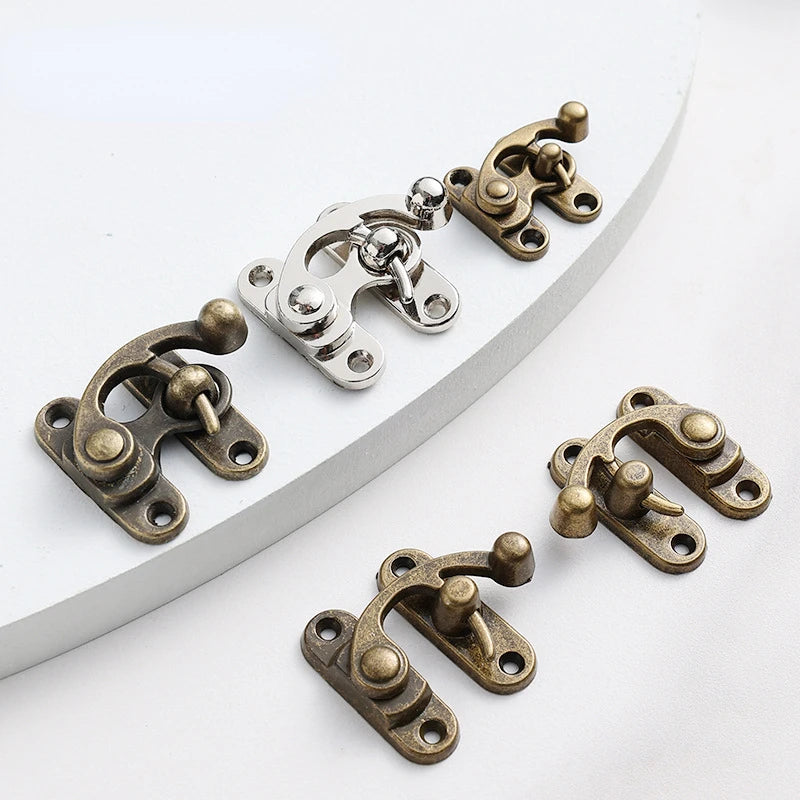 4pcs Toggle Latch Hasp Hook Lock for Wooden Jewelry Chest Box lifestyle view